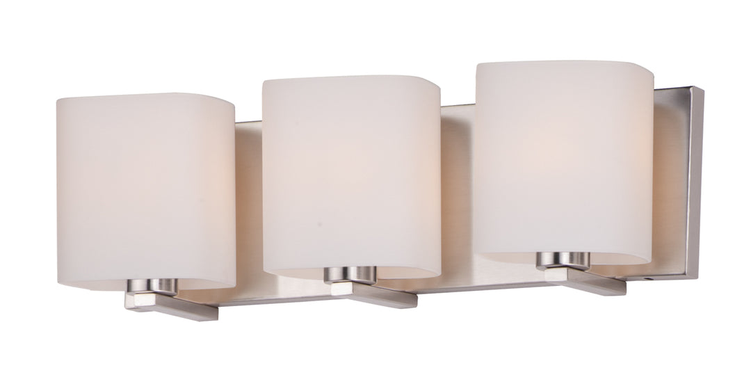 Wrap Bath Vanity Satin Nickel