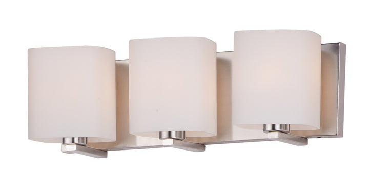 Wrap Bath Vanity Satin Nickel