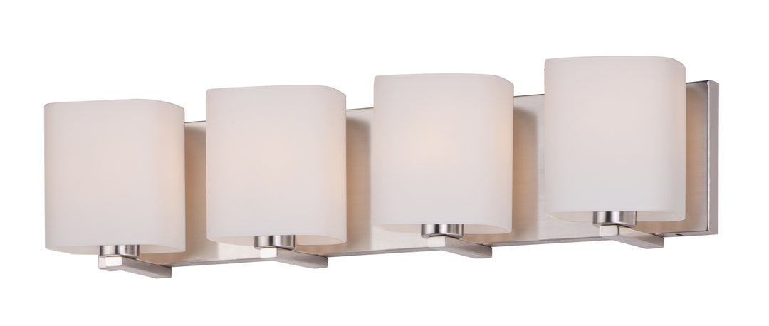 Wrap Bath Vanity Satin Nickel