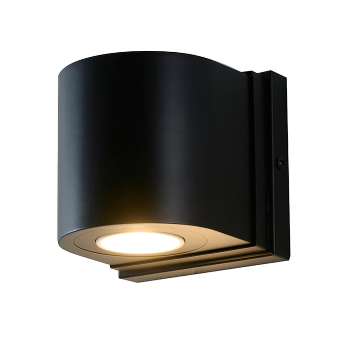 Satin Black Wall Sconce (KAC23) by Bethel
