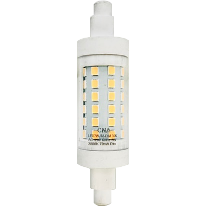 LED 7W 78mm J-Type Bulb - Dimmable