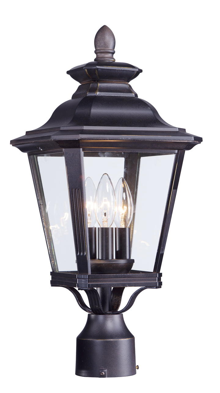Knoxville 3-Light Outdoor Post Bronze