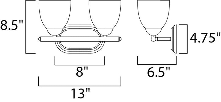 Axis Bath Vanity dimensions diagram