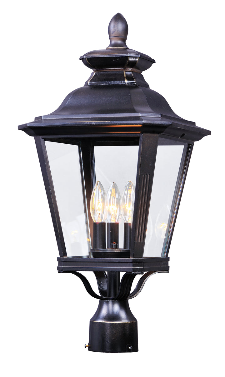 Knoxville 3-Light Outdoor Post Bronze