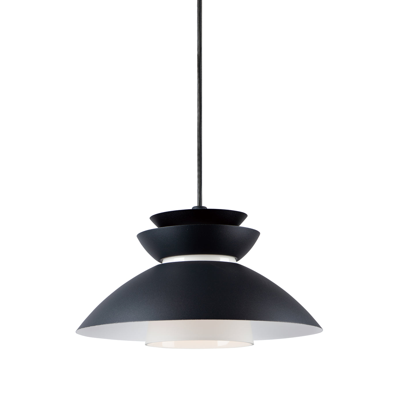 Aluminum Scandinavian Design with Glass Shade Pendant