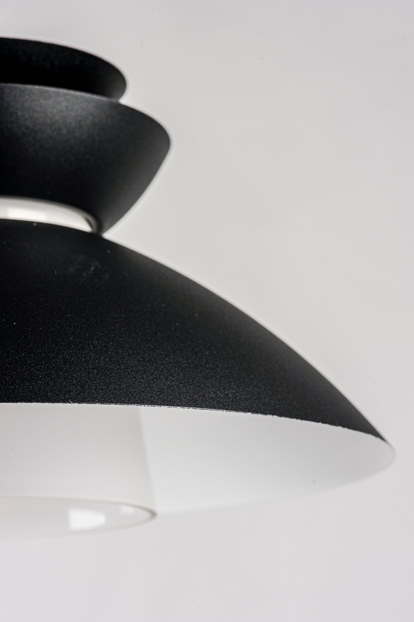 Aluminum Scandinavian Design with Glass Shade Pendant