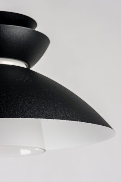 Aluminum Scandinavian Design with Glass Shade Pendant