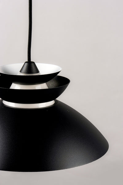 Aluminum Scandinavian Design with Glass Shade Pendant