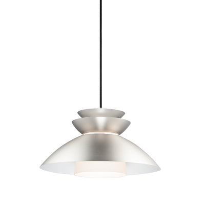Aluminum Scandinavian Design with Glass Shade Pendant