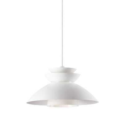 Aluminum Scandinavian Design with Glass Shade Pendant