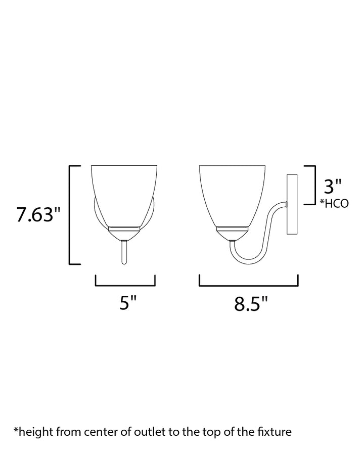 Axis Strip Bath Vanity dimensions diagram