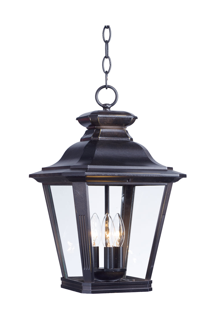 Knoxville 3-Light Outdoor Pendant Bronze