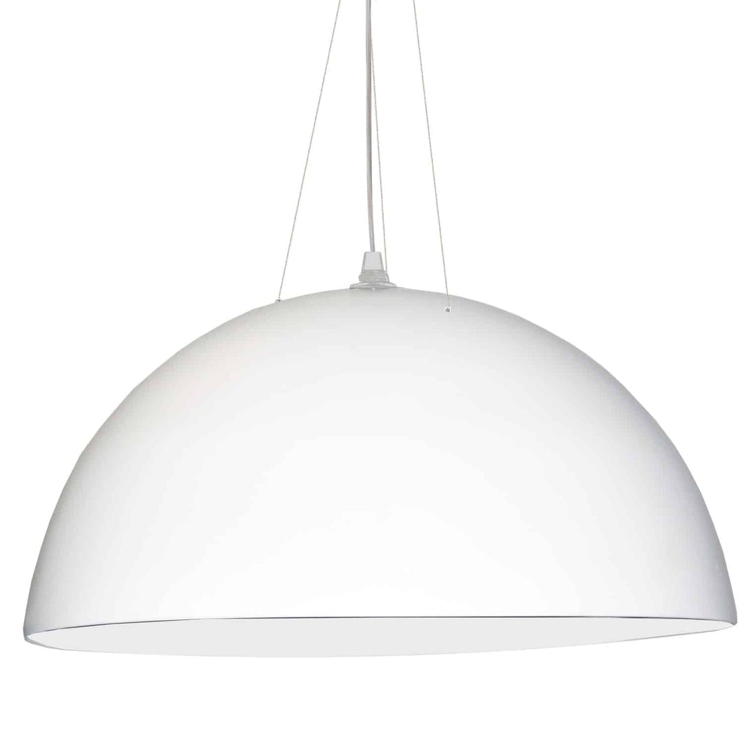 3 Bulb Pendant in White by Dainolite