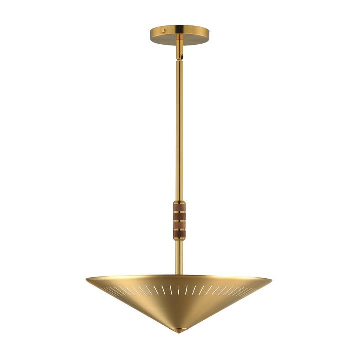 Helsinki 16" Pendant Natural Aged Brass