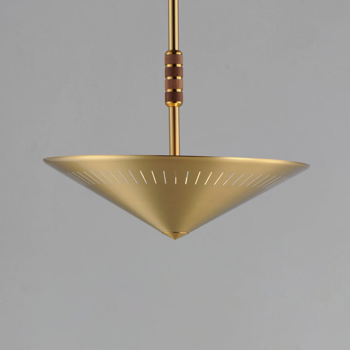 Helsinki 16" Pendant Natural Aged Brass alternate view