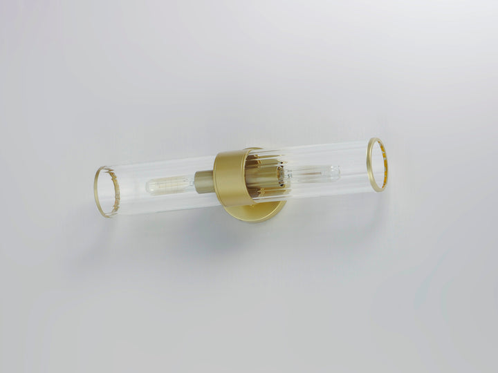 Crosby 2-Light Wall Sconce Satin Brass alternate view