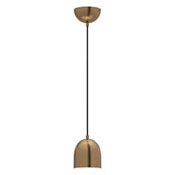 Tova Pendant Natural Aged Brass