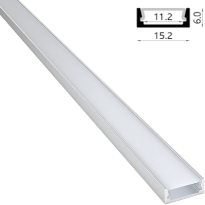 COB Ribbon Aluminum Channel - 1M - IFP03-1M
