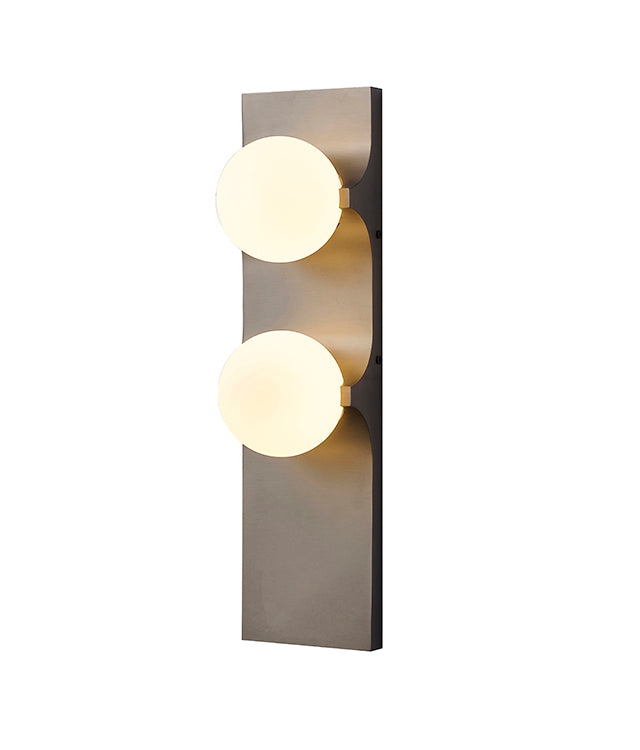 Black Glass Wall Sconce (MU150) by Bethel