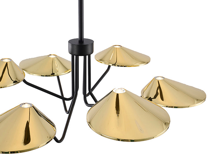 Black Chandelier (MU151) by Bethel - view 4