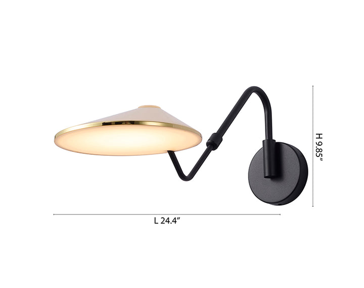 Black Wall Sconce (MU152) by Bethel - view 5