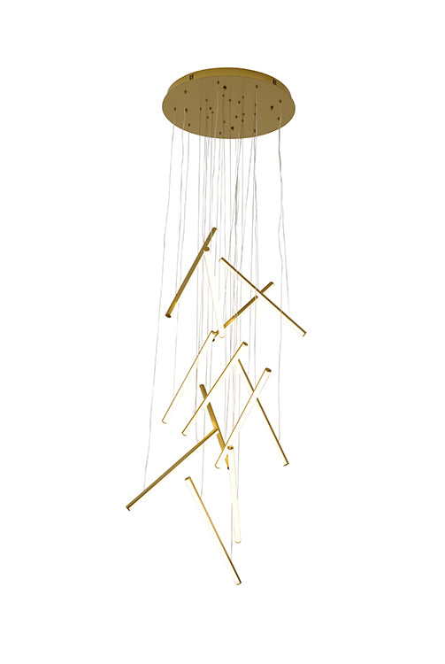 Brass Chandelier (LTY02) in Brass by Bethel