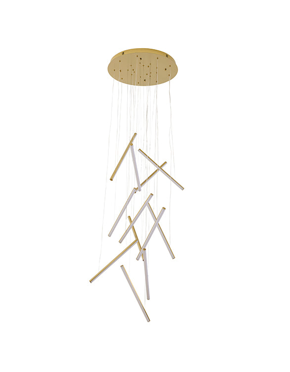 Brass Chandelier (LTY02) by Bethel - view 2