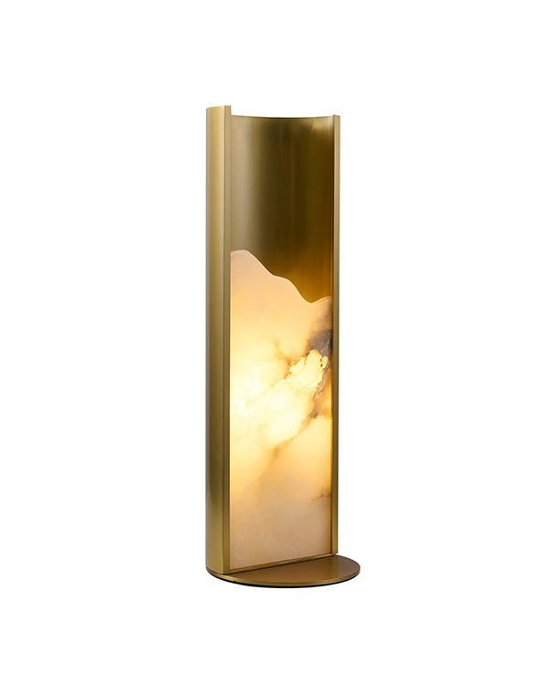 Satin Brass Table Lamp (MU129) by Bethel