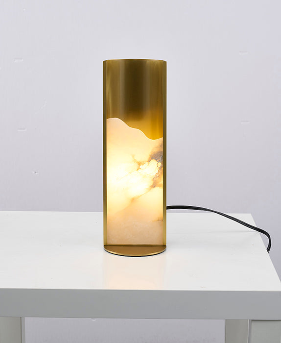 Satin Brass Table Lamp (MU129) by Bethel - view 3