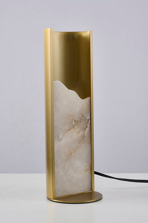 Satin Brass Table Lamp (MU129) by Bethel - view 5