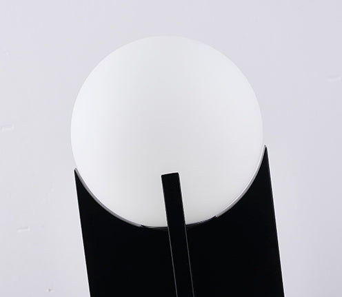 Satin Brass Glass Table Lamp by Bethel - view 3
