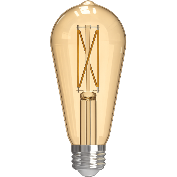 LED 5.5W ST19 Vintage - X Filament Bulb - Dimmable, 2200K, by CNA Lighting