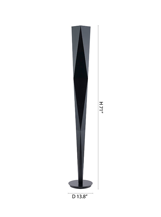 Black Floor Lamp (MU142) by Bethel - view 2