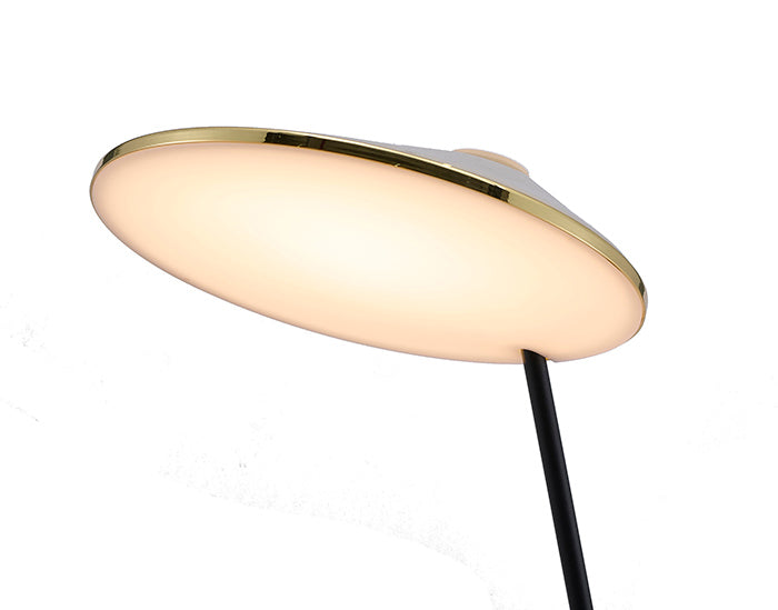 Black Satin Brass Crystal Floor Lamp (MU153) by Bethel - view 2