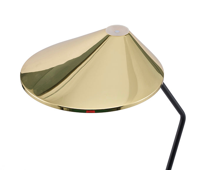 Black Satin Brass Crystal Floor Lamp (MU153) by Bethel - view 3