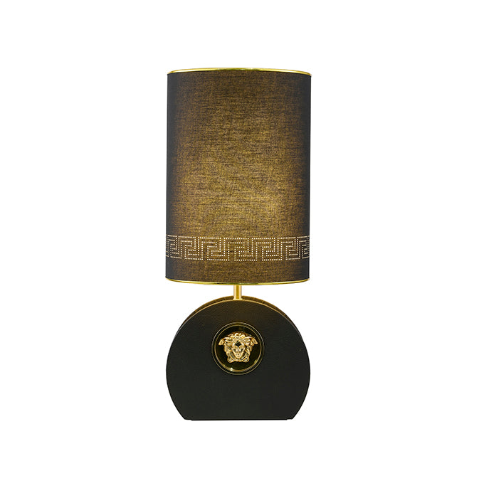 Black Gold Table Lamp by Bethel