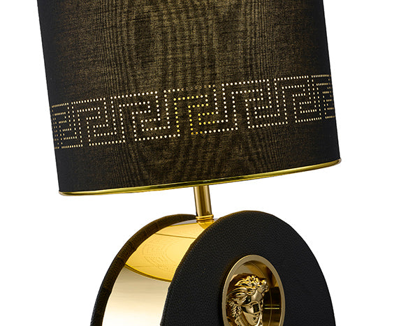 Black Gold Table Lamp by Bethel - view 4