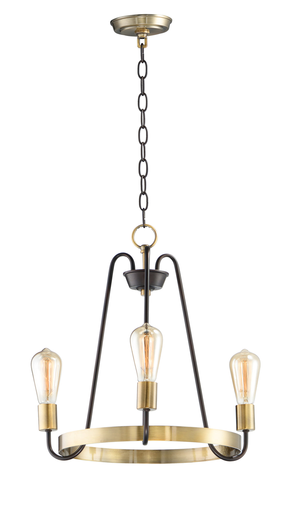 Haven Chandelier Oil Rubbed Bronze / Antique Brass