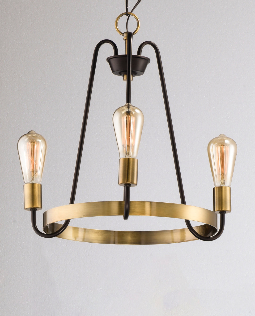 Haven Chandelier Oil Rubbed Bronze / Antique Brass alternate view