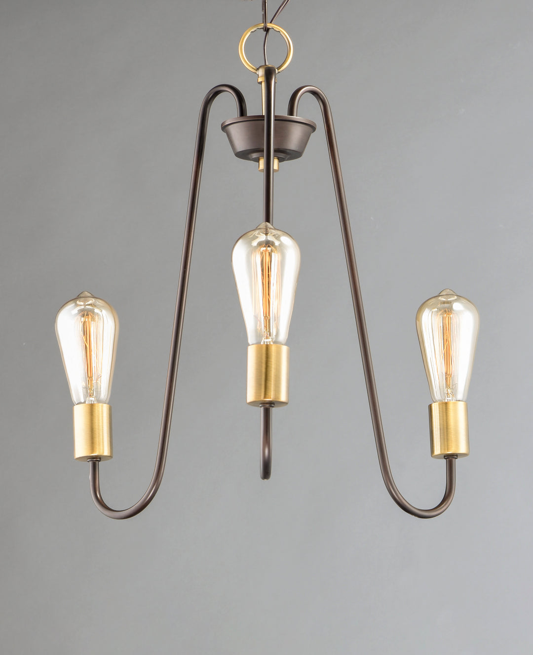 Haven Chandelier Oil Rubbed Bronze / Antique Brass alternate view