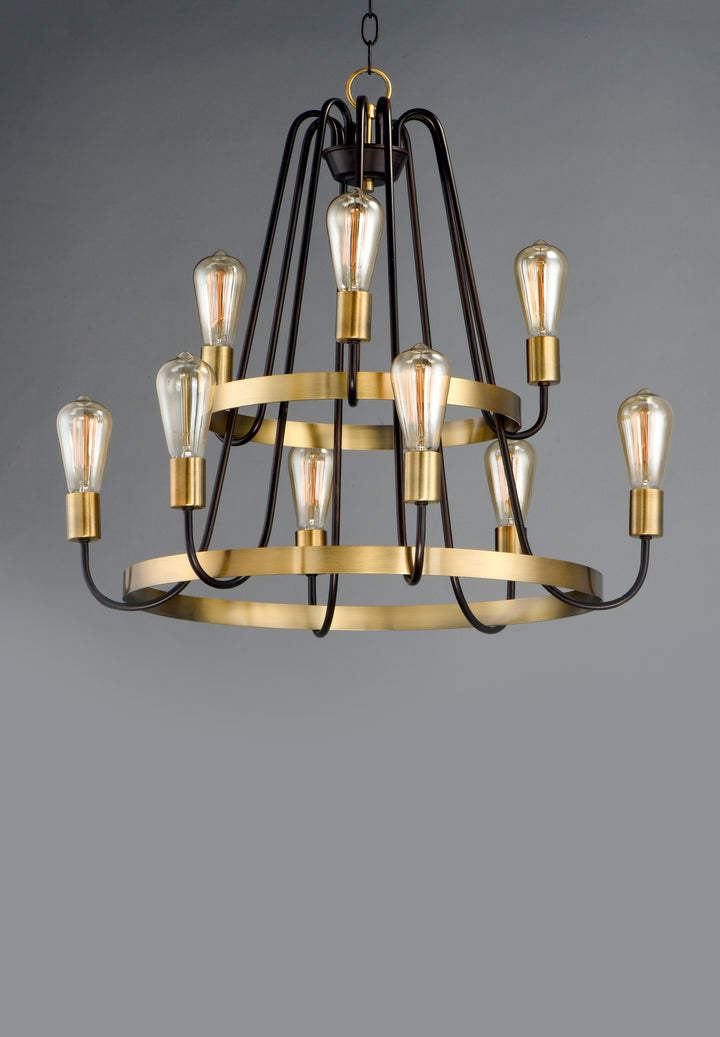 Haven Chandelier Oil Rubbed Bronze / Antique Brass alternate view