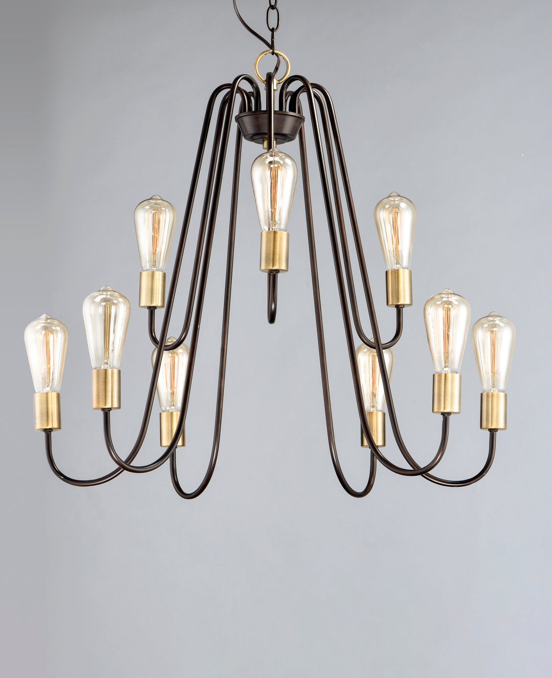 Haven Chandelier Oil Rubbed Bronze / Antique Brass alternate view