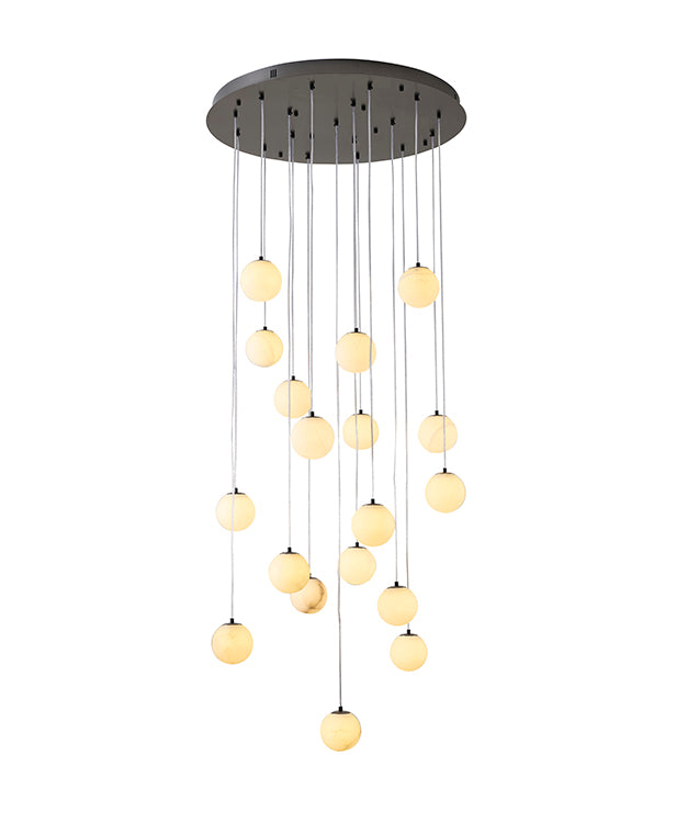 Black Chandelier (WHP32) in Black by Bethel
