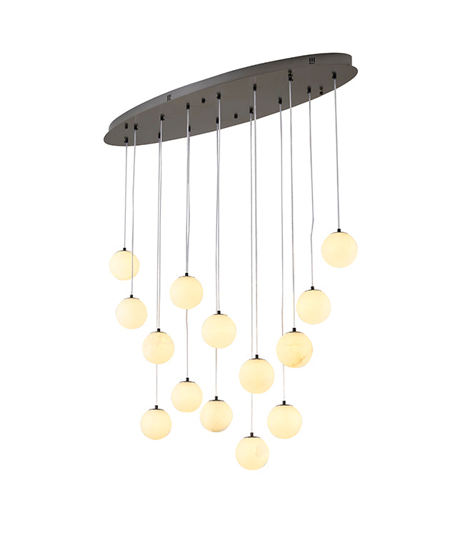 Black Chandelier (WHP48) in Black by Bethel