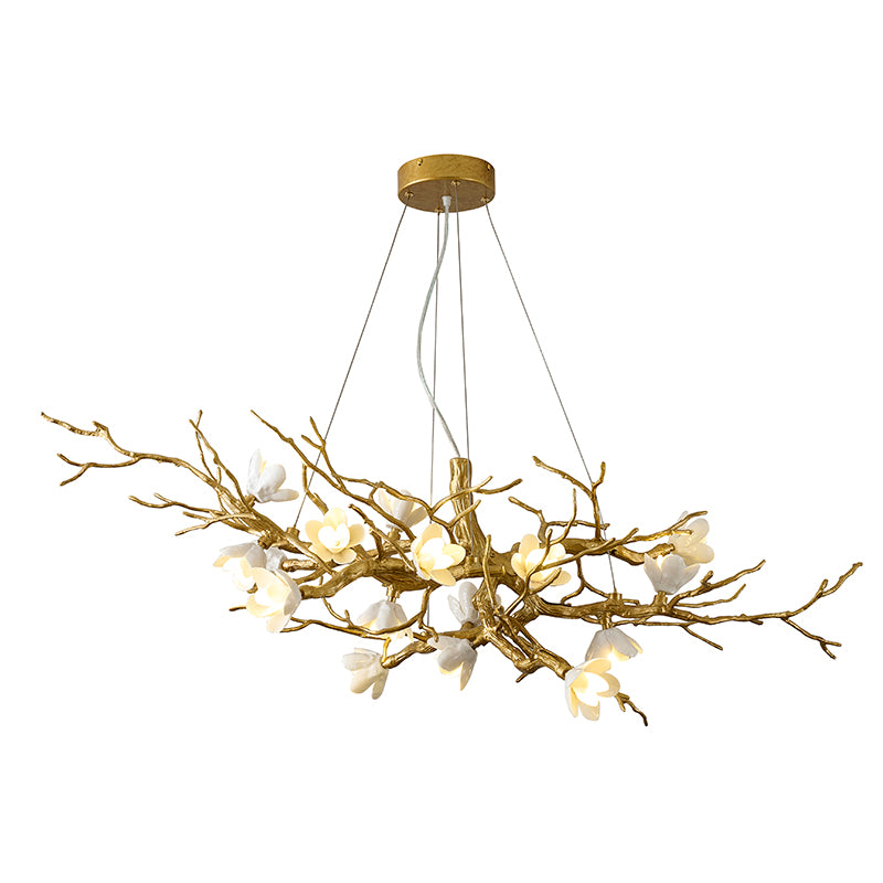 Brass Chandelier by Bethel