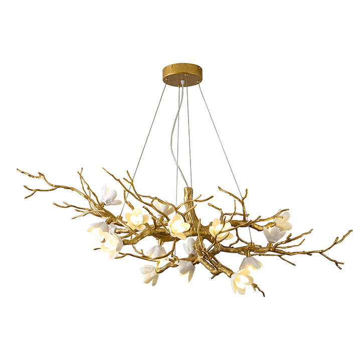 Brass Chandelier by Bethel