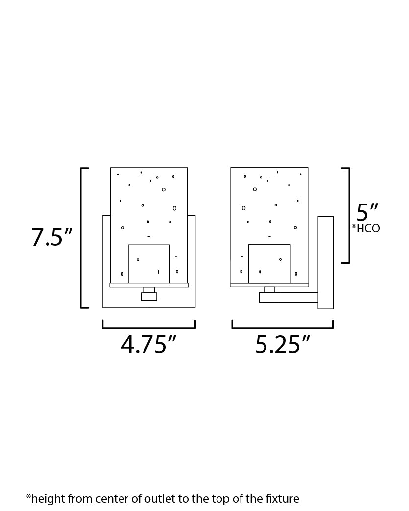 Sleek Bath Vanity dimensions diagram