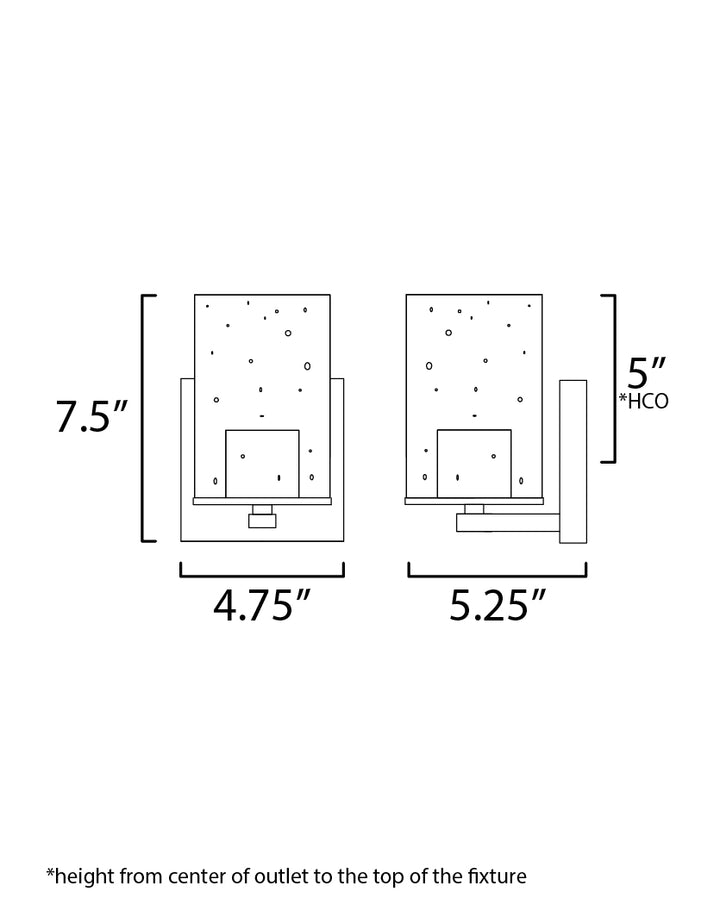 Sleek Bath Vanity dimensions diagram