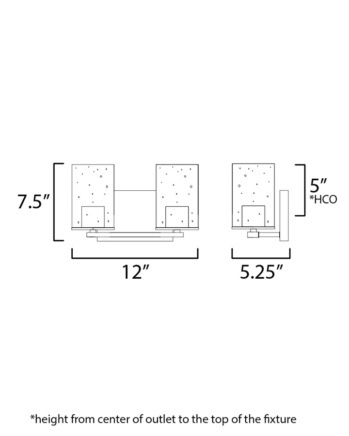 Sleek Bath Vanity dimensions diagram