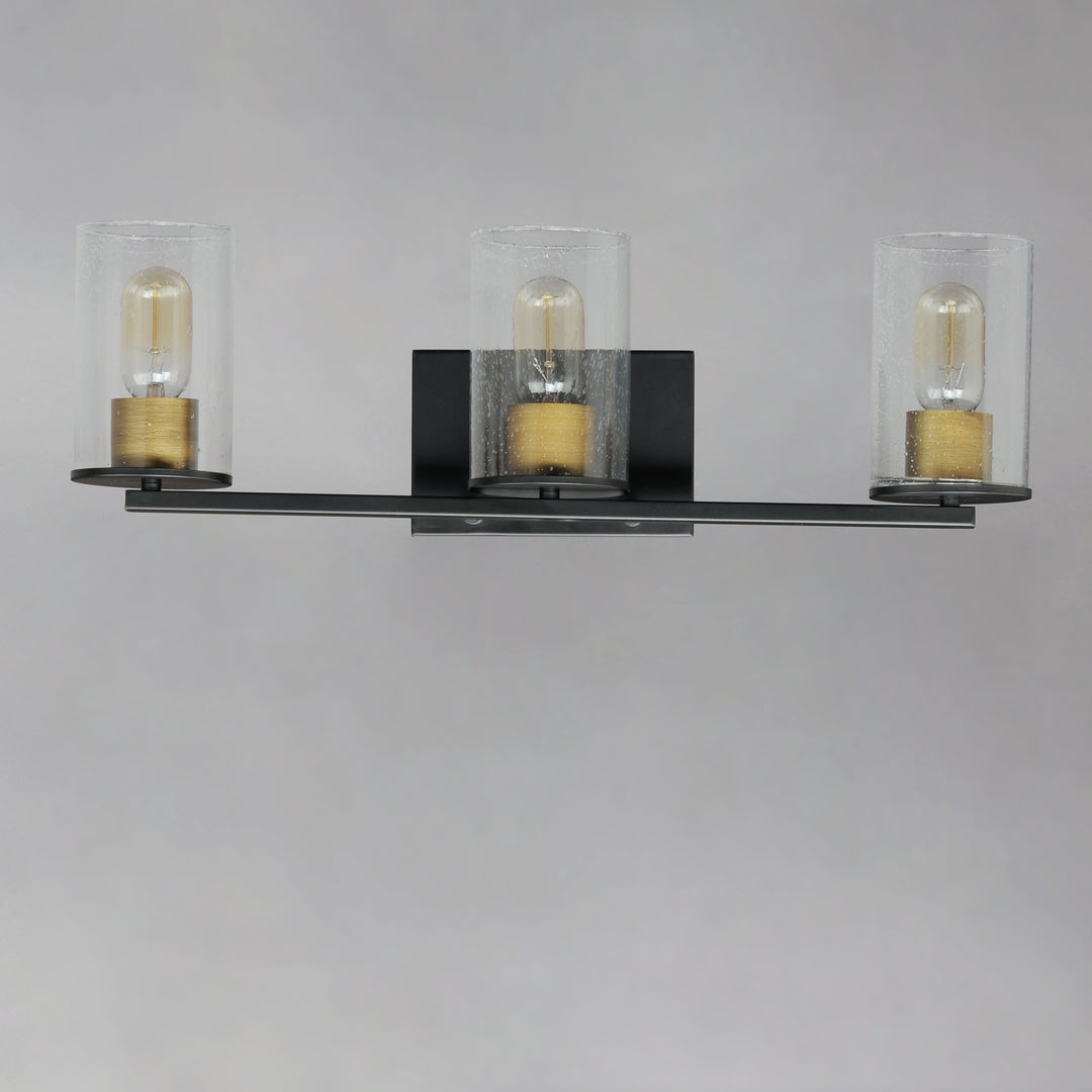 Sleek Bath Vanity Antique Brass / Black alternate view